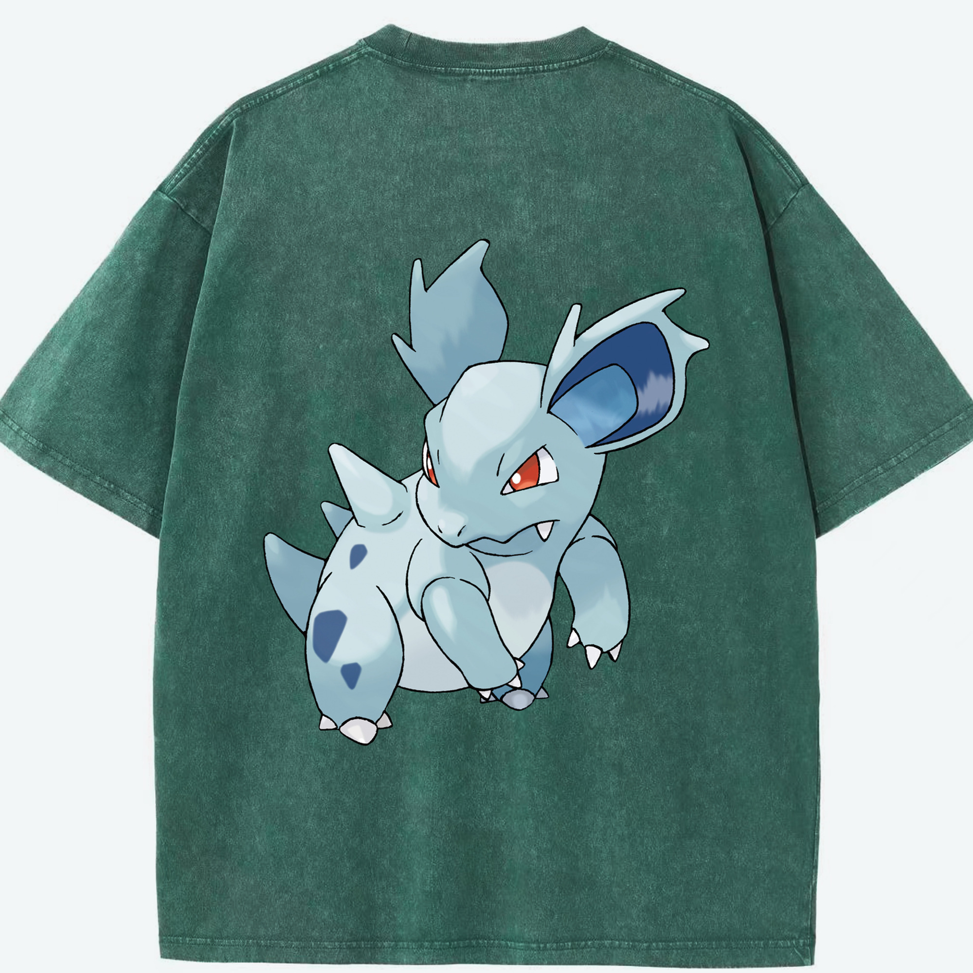 （画像用） ポケットモンスター Pokémon 綿100% ヴィンテージ風 半袖Tシャツ（背面プリント）